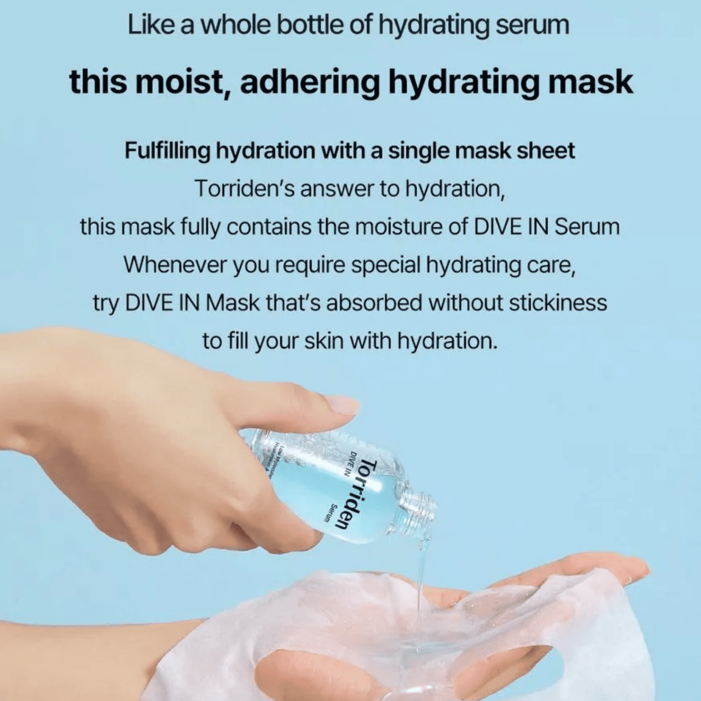 TORRIDEN Sheet mask TORRIDEN DIVE-IN Low Molecular Hyaluronic Acid Mask 27ml