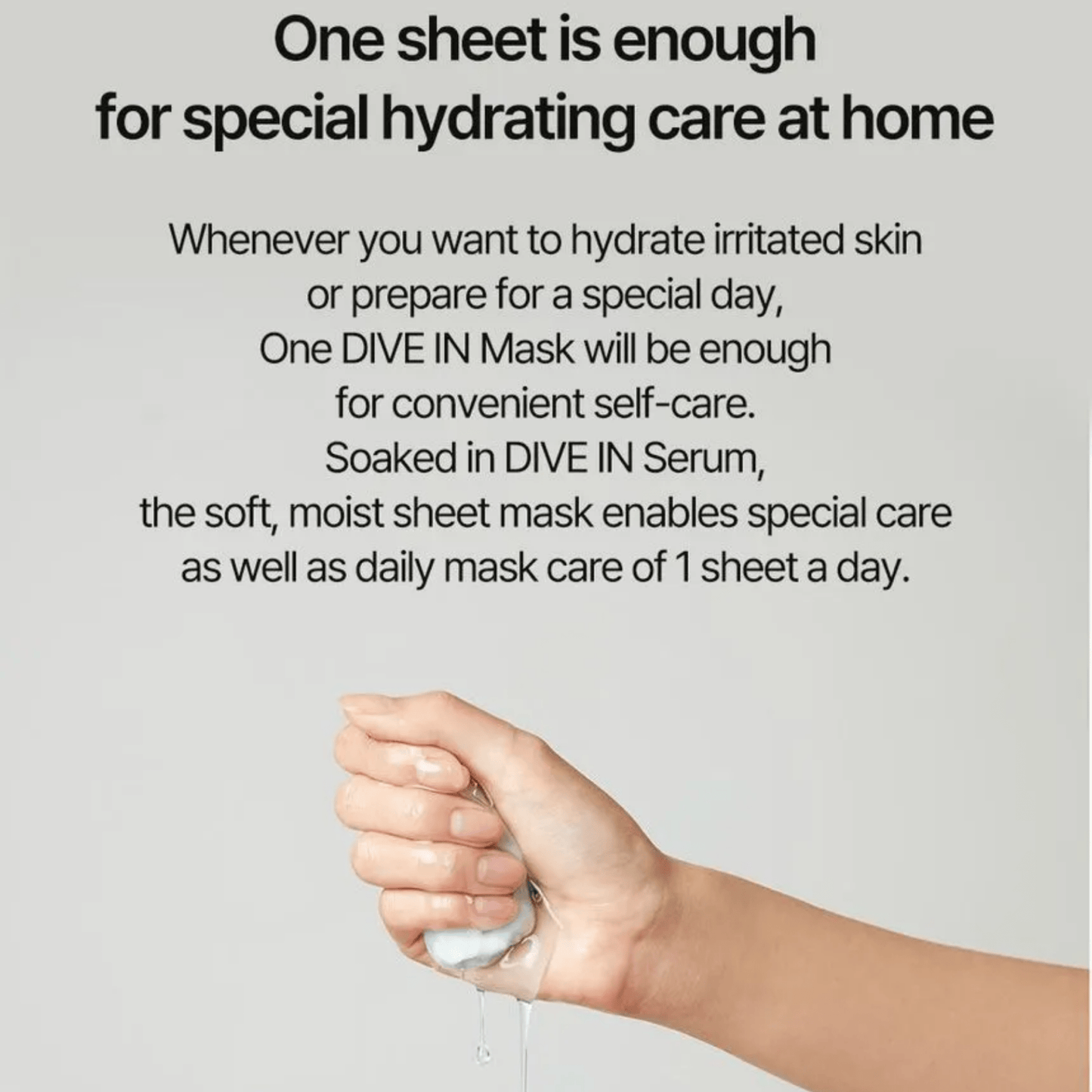 TORRIDEN Sheet mask TORRIDEN DIVE-IN Low Molecular Hyaluronic Acid Mask 27ml
