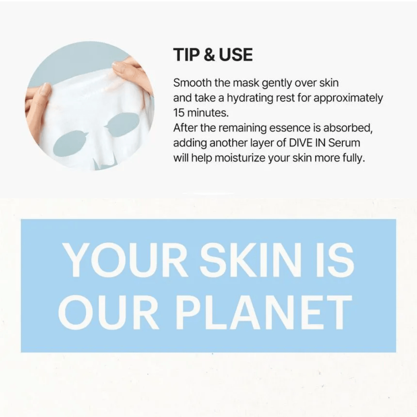 TORRIDEN Sheet mask TORRIDEN DIVE-IN Low Molecular Hyaluronic Acid Mask 27ml