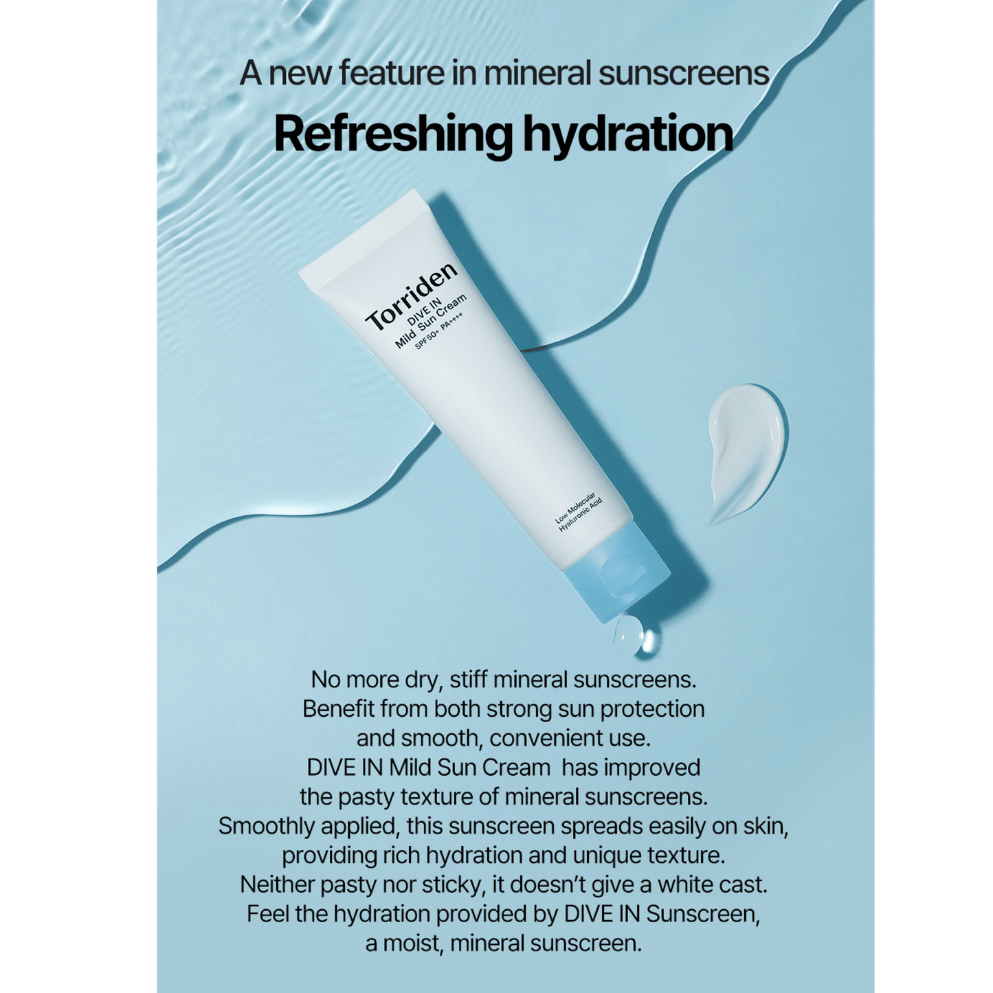 TORRIDEN Sunscreen TORRIDEN DIVE-IN Mild Suncream 60ml