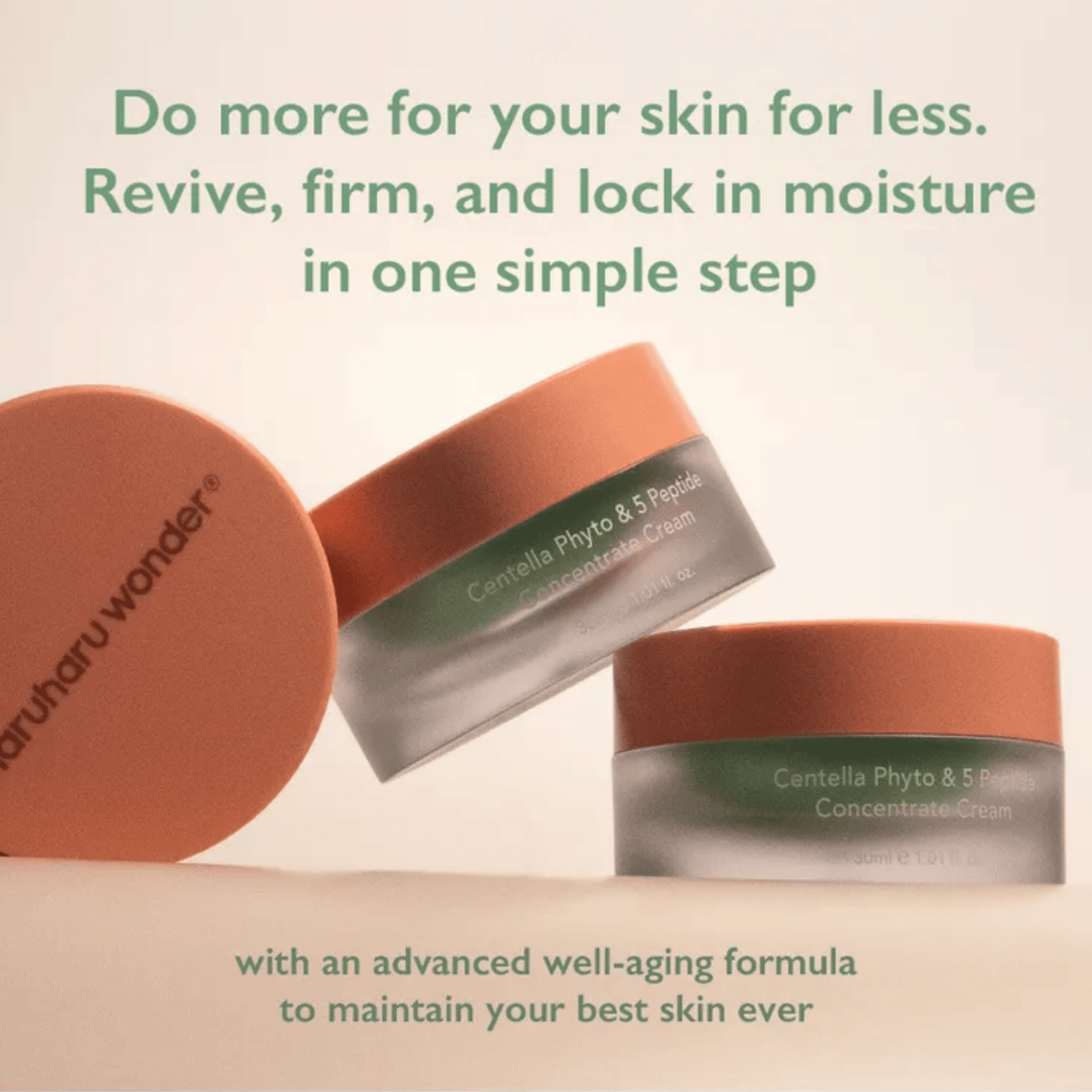 HARUHARU WONDER Cream 1 HARUHARU WONDER Centella Phyto & 5 Peptide Concentrate Cream