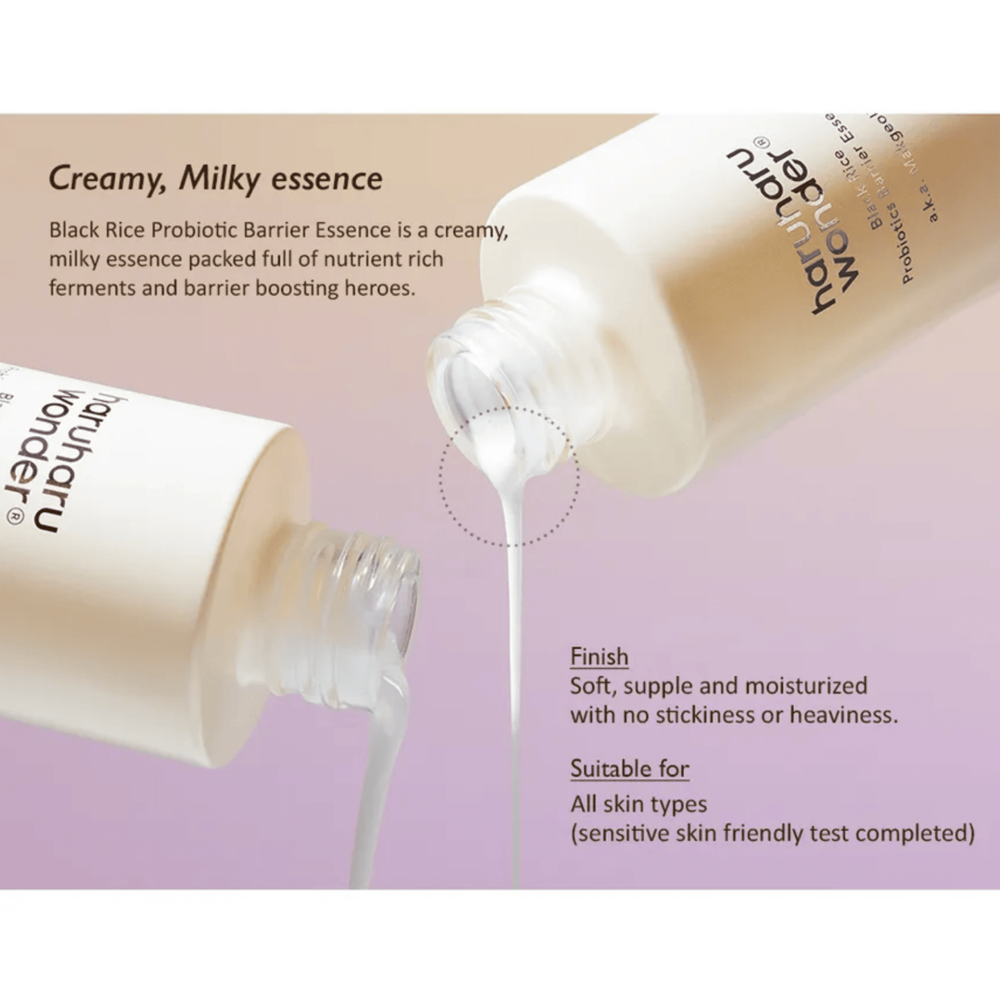 HARUHARU WONDER Essence 120ml HARUHARU WONDER Black Rice Probiotics Barrier Essence