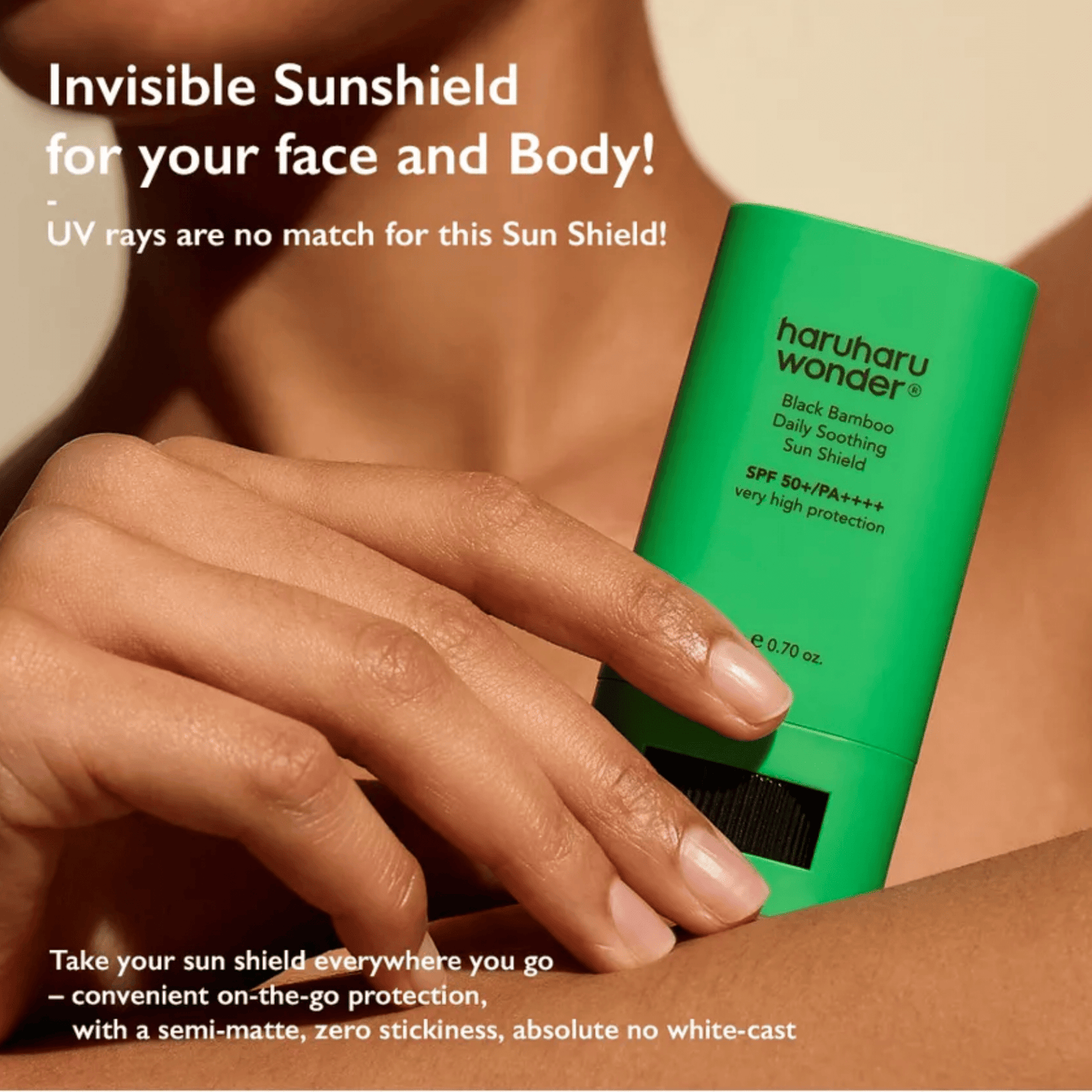 HARUHARU WONDER Sunscreen 20g HARUHARU WONDER Black Bamboo Daily Soothing Sun Shield SPF50+ PA++++