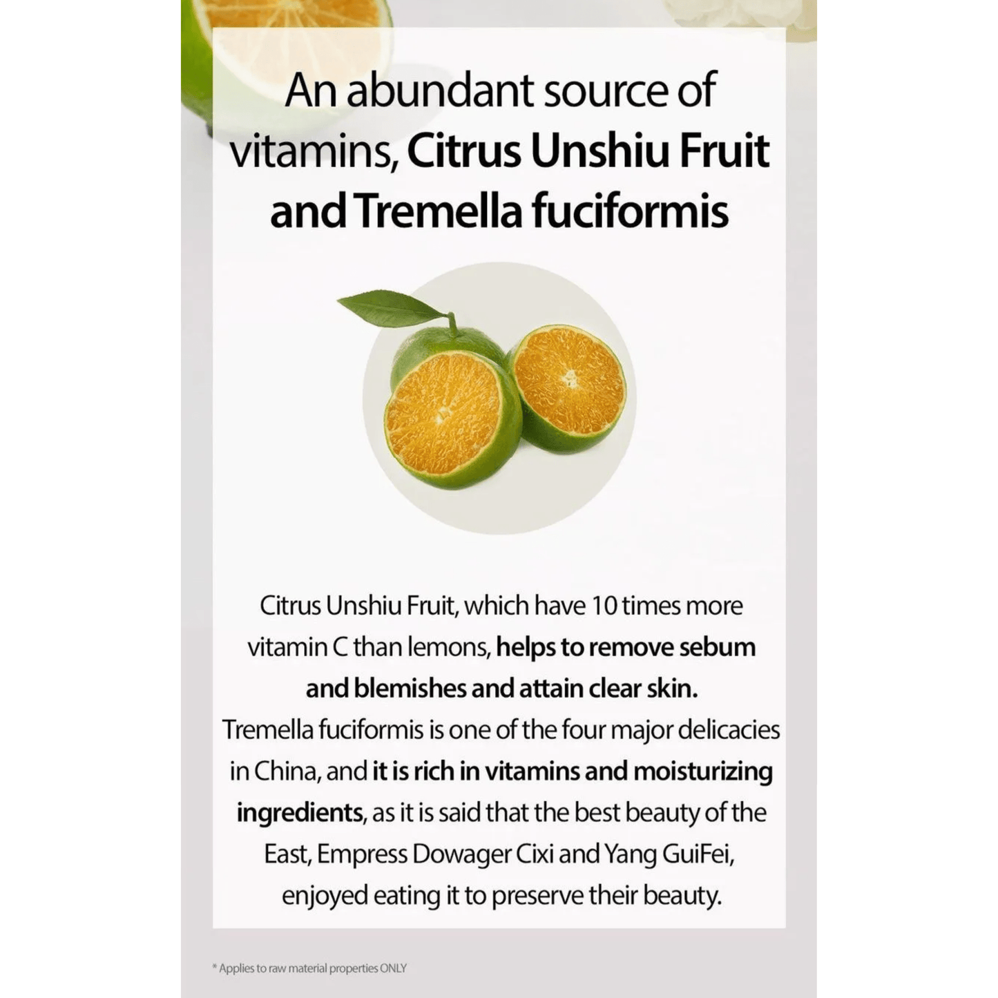 MARY & MAY Serum 30ml MARY & MAY Citrus Unshiu Fruit + Tremella Fuciformis Serum