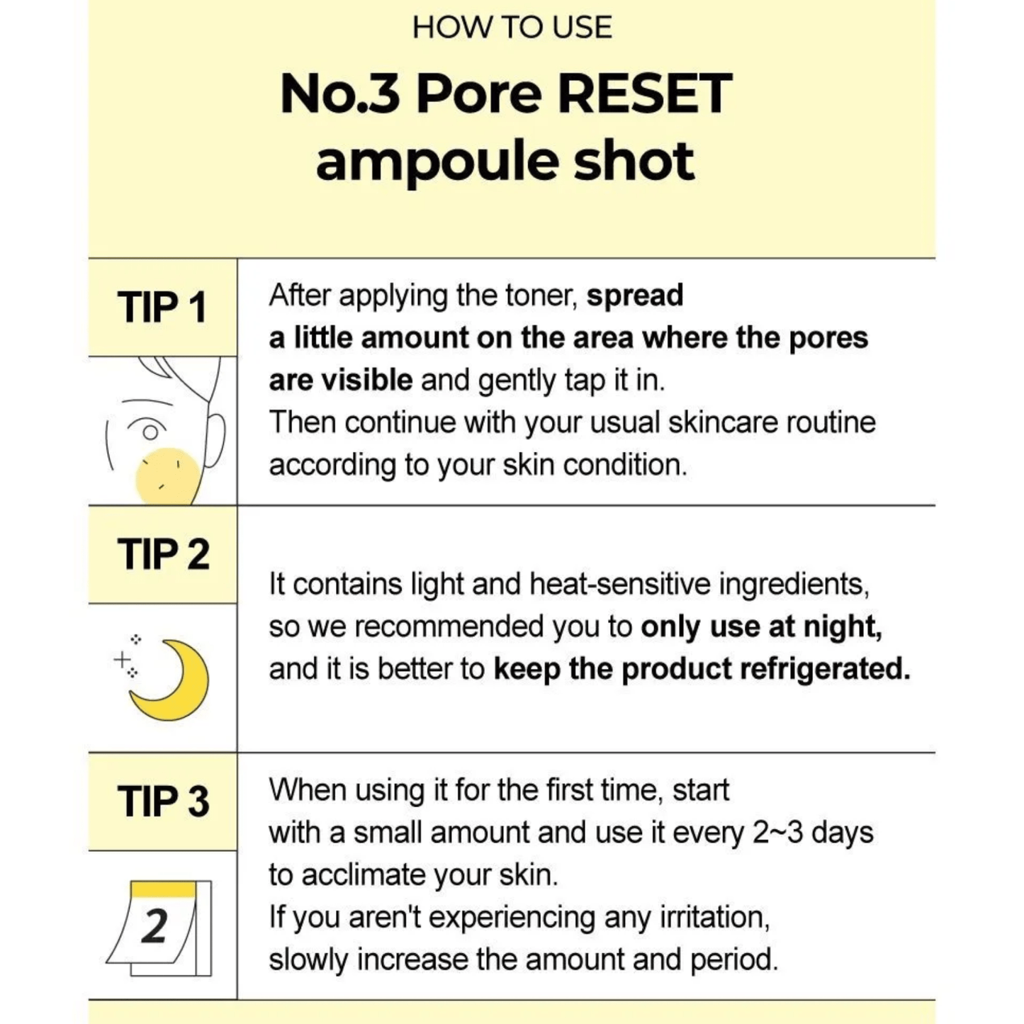 NUMBUZIN Ampoule 25ml NUMBUZIN No.3 Pore Reset Ampoule Shot