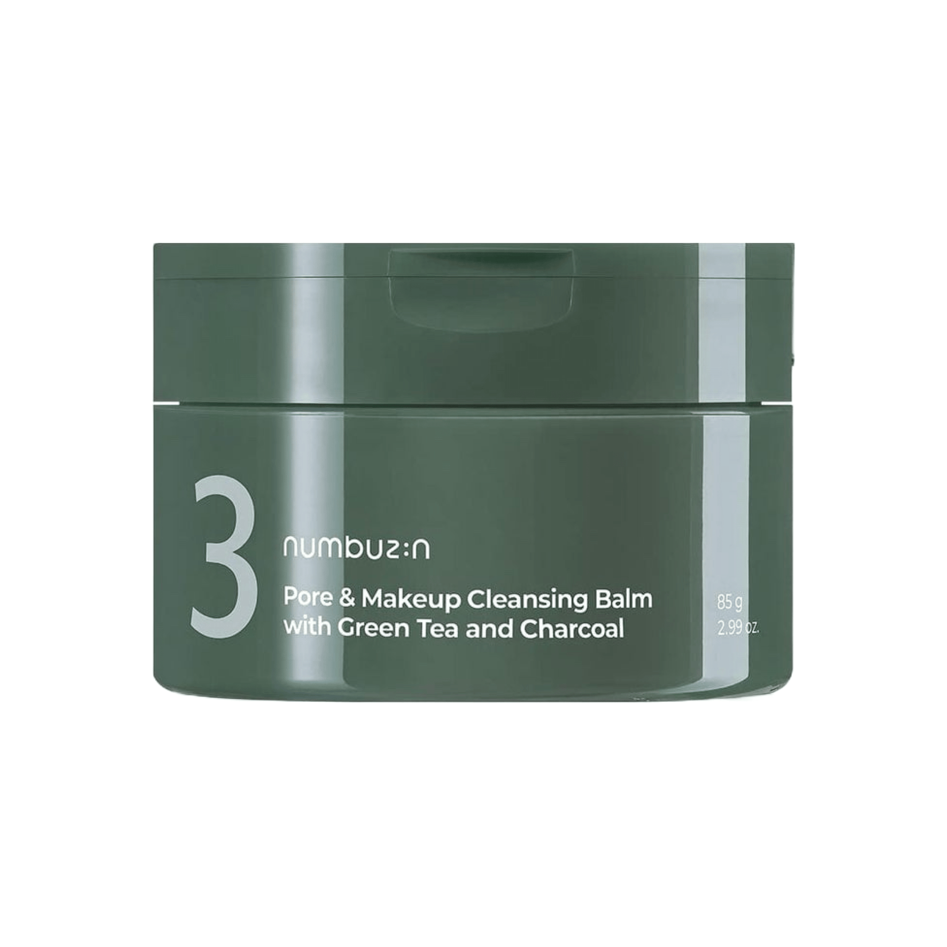 NUMBUZIN Cleansing balm NUMBUZIN No.3 Pore & Makeup Cleansing Balm with Green Tea and Charcoal 85g