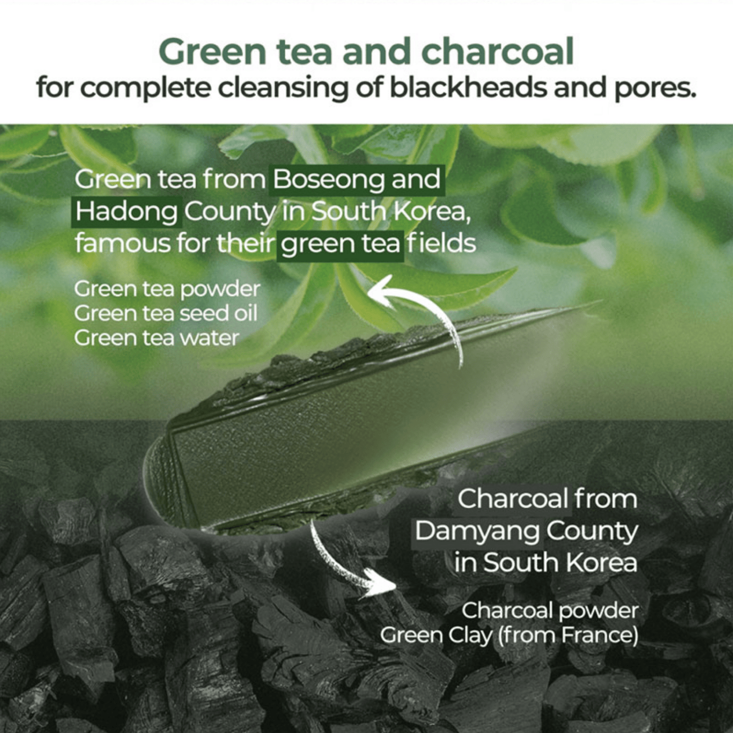 NUMBUZIN Cleansing balm NUMBUZIN No.3 Pore & Makeup Cleansing Balm with Green Tea and Charcoal 85g