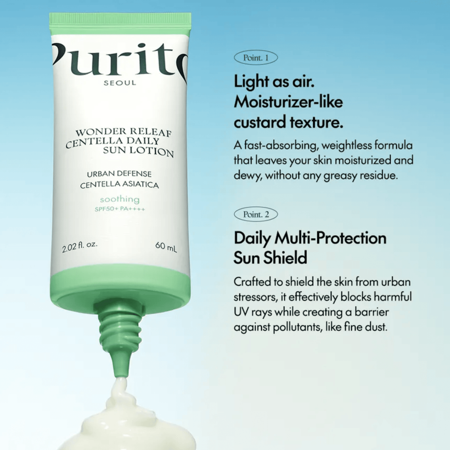 PURITO SEOUL Sunscreen PURITO SEOUL Wonder Releaf Centella Daily Sun Lotion 60ml