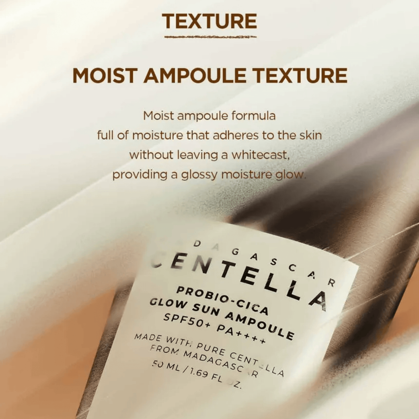 SKIN1004 Sunscreen 50ml SKIN1004 Madagascar Centella Probio-Cica Glow Sun Ampoule SPF50+ PA++++