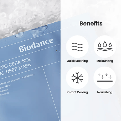 BIODANCE Hydrogel Mask 34g x 4ea BIODANCE Hydro Cera-nol Real Deep Mask