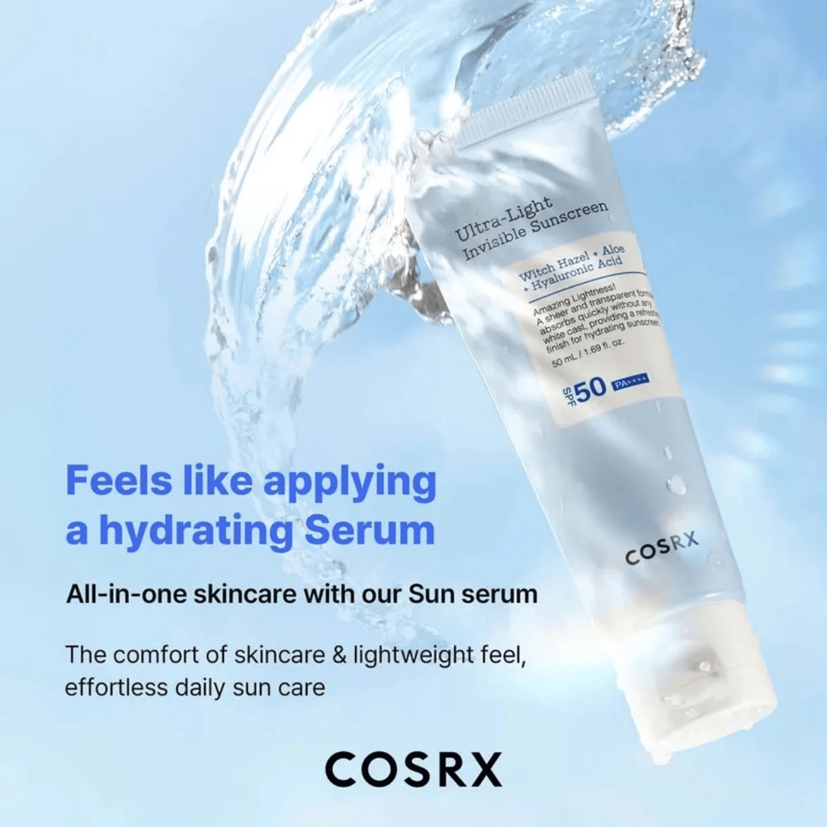 COSRX Sunscreen 50ml COSRX Ultra Light Invisible Sunscreen SPF50+ PA++++