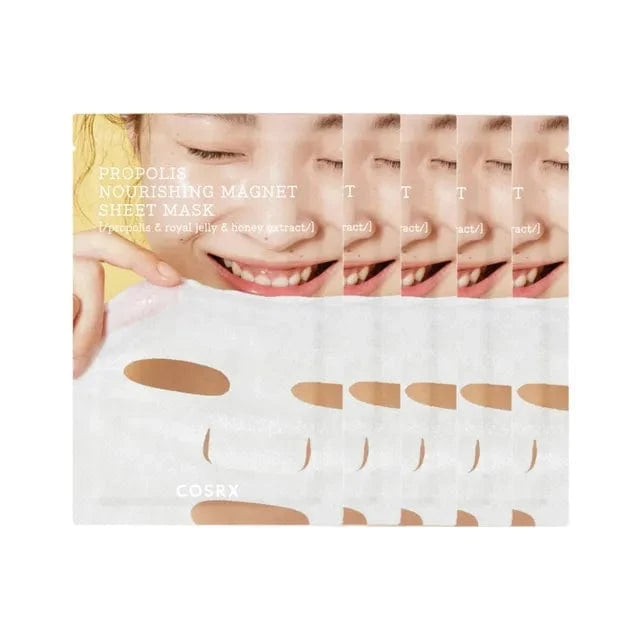 COSRX Sheet Mask 5pc (21ml x 5) COSRX Full Fit Propolis Nourishing Magnet Sheet Mask