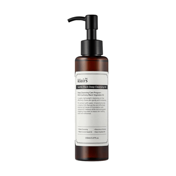 DEAR, KLAIRS Gentle Black Deep Cleansing Oil
