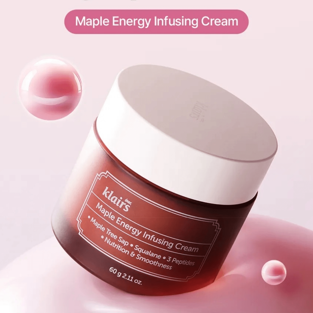 DEAR, KLAIRS Cream 60g DEAR, KLAIRS Maple Energy Infusing Cream