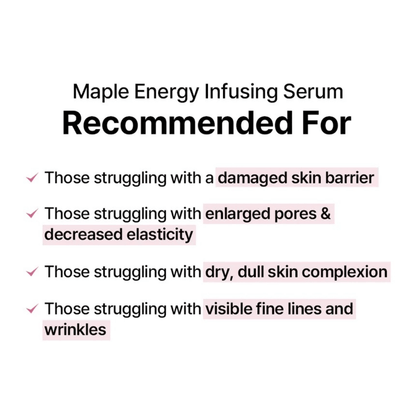 DEAR, KLAIRS Serum 30ml DEAR, KLAIRS Maple Energy Infusing Serum