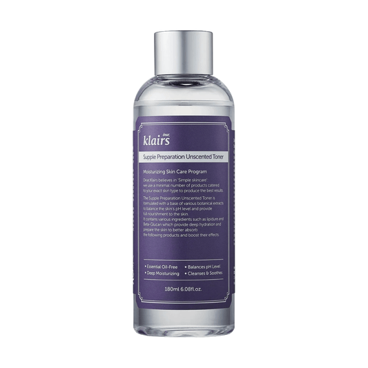 DEAR, KLAIRS Toner 180ml DEAR, KLAIRS Supple Preparation Facial Unscented Toner
