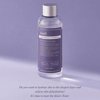 DEAR, KLAIRS Toner 180ml DEAR, KLAIRS Supple Preparation Facial Unscented Toner