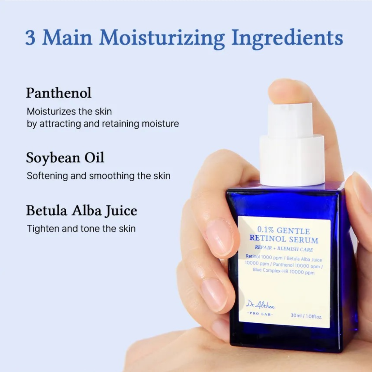 DR.ALTHEA 0.1% Gentle Retinol Serum
