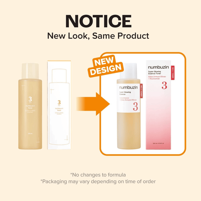 NUMBUZIN Essence 200ml NUMBUZIN No.3 Super Glowing Essence Toner
