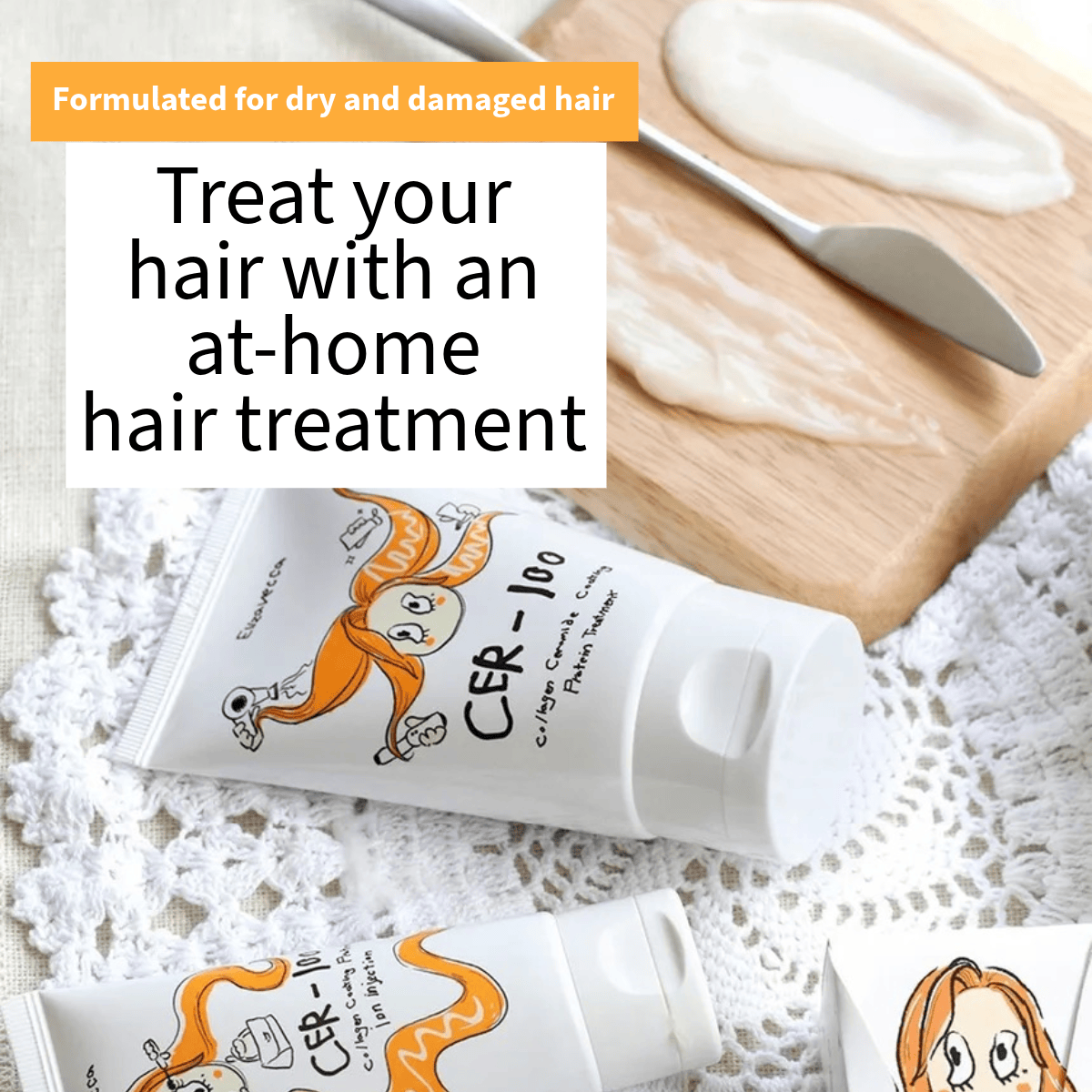 ELIZAVECCA Hair Treatment 100ml ELIZAVECCA Milky Piggy CER-100 Collagen Ceramide Coating Protein Treatment
