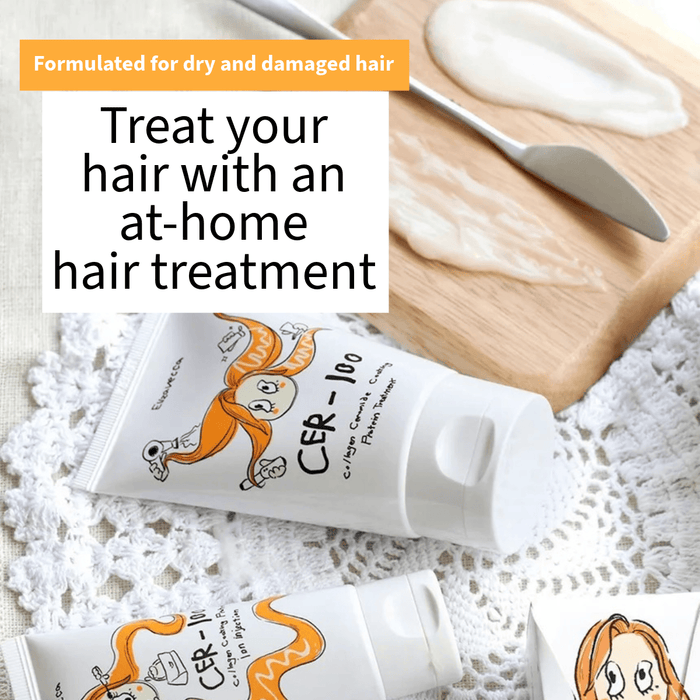 ELIZAVECCA Hair Treatment 100ml ELIZAVECCA Milky Piggy CER-100 Collagen Ceramide Coating Protein Treatment