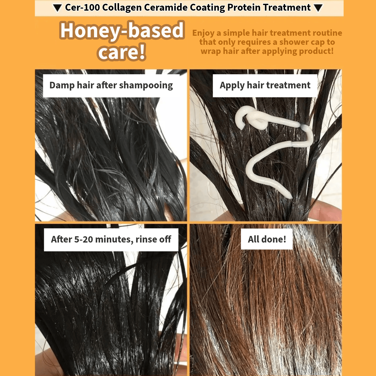 ELIZAVECCA Hair Treatment 100ml ELIZAVECCA Milky Piggy CER-100 Collagen Ceramide Coating Protein Treatment