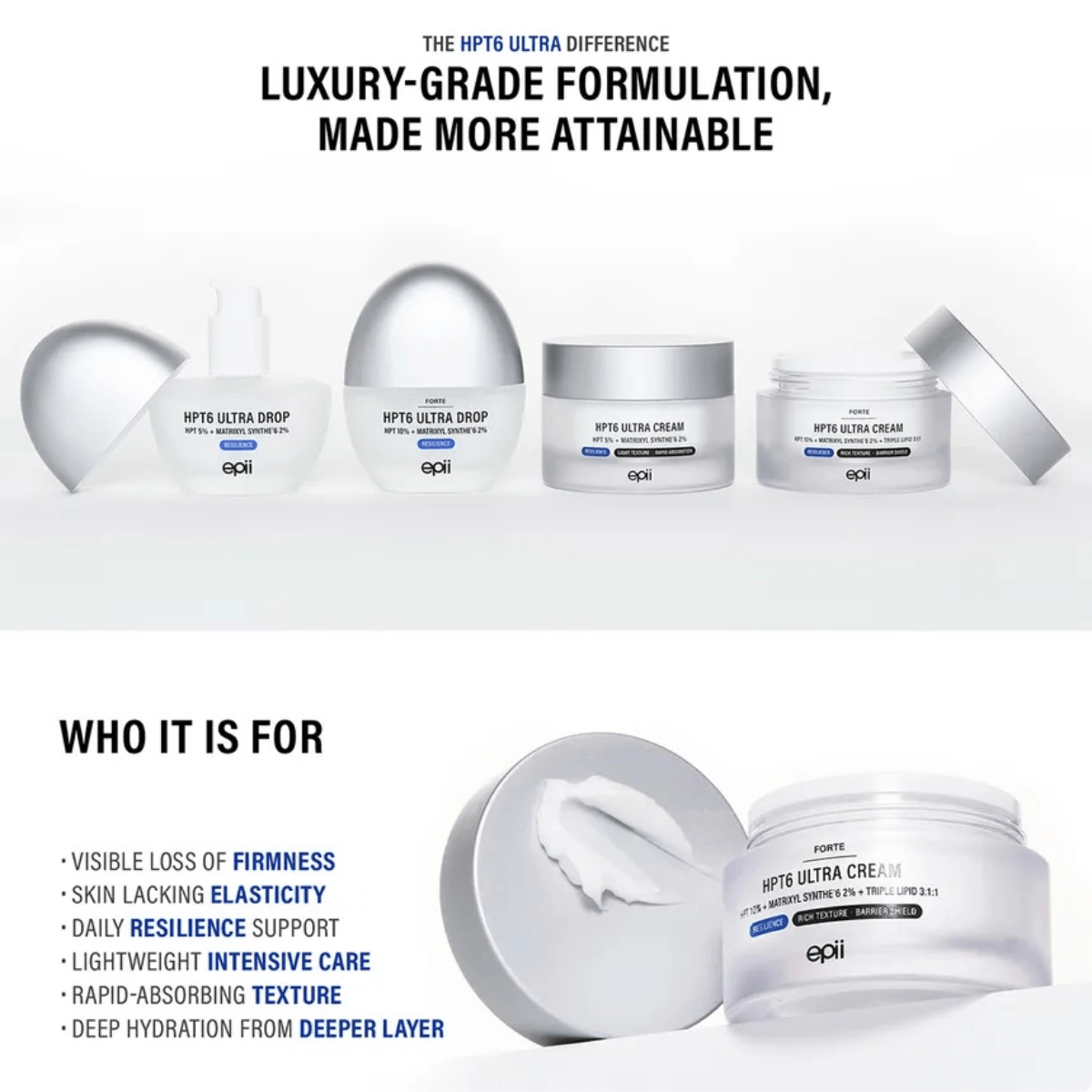 EPII Cream 50ml EPII HPT6 Ultra Cream 10%