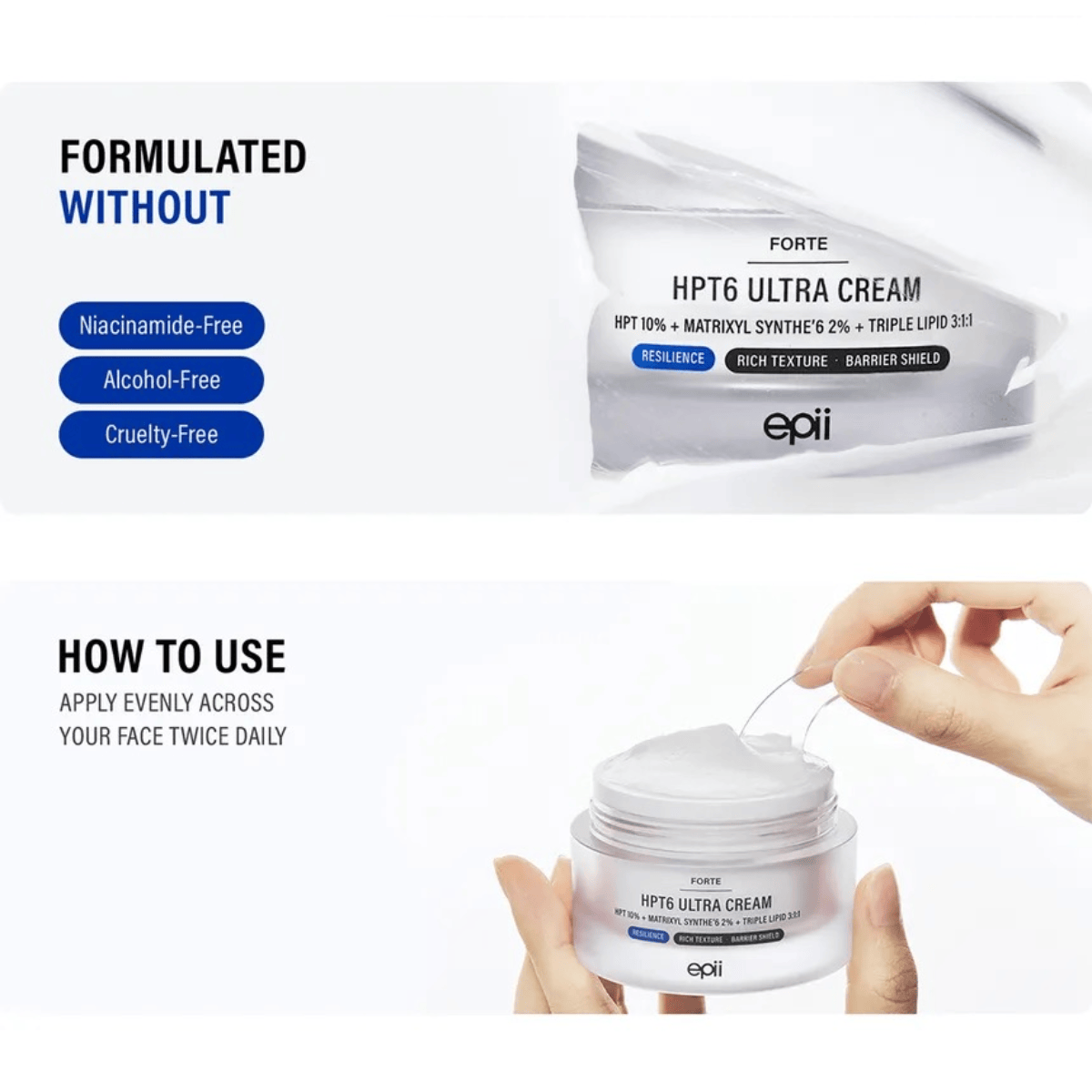 EPII Cream 50ml EPII HPT6 Ultra Cream 10%