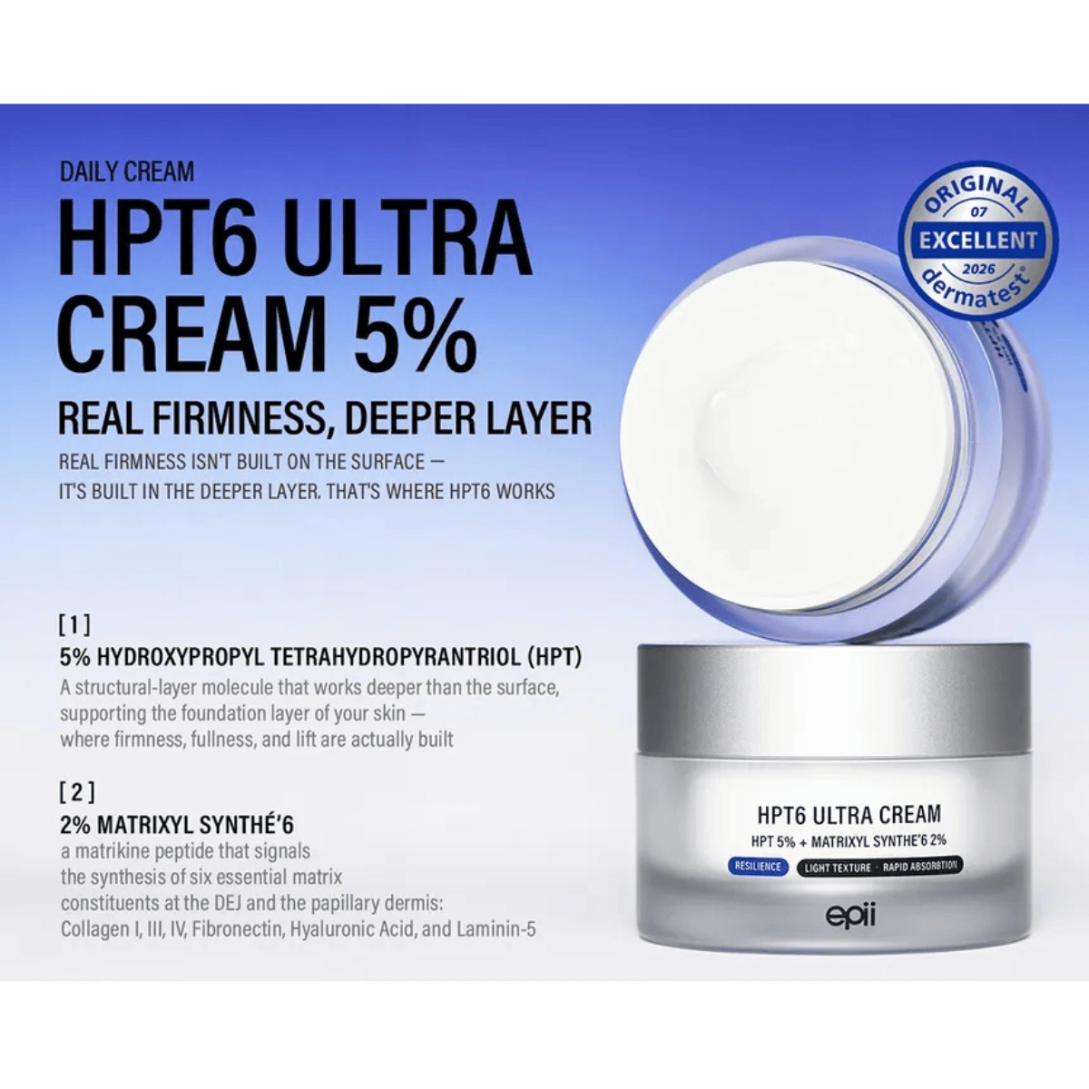 EPII Cream 50ml EPII HPT6 Ultra Cream 5%
