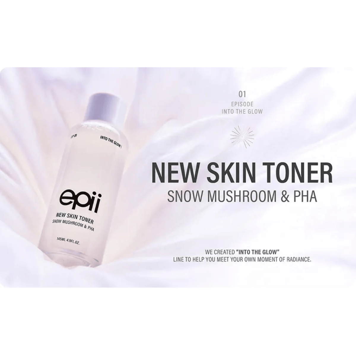 EPII Toner 145ml EPII New Skin Toner Snow Mushroom & PHA