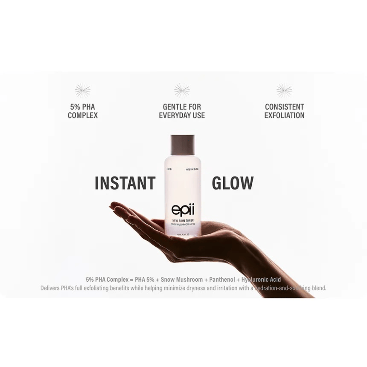 EPII Toner 145ml EPII New Skin Toner Snow Mushroom & PHA