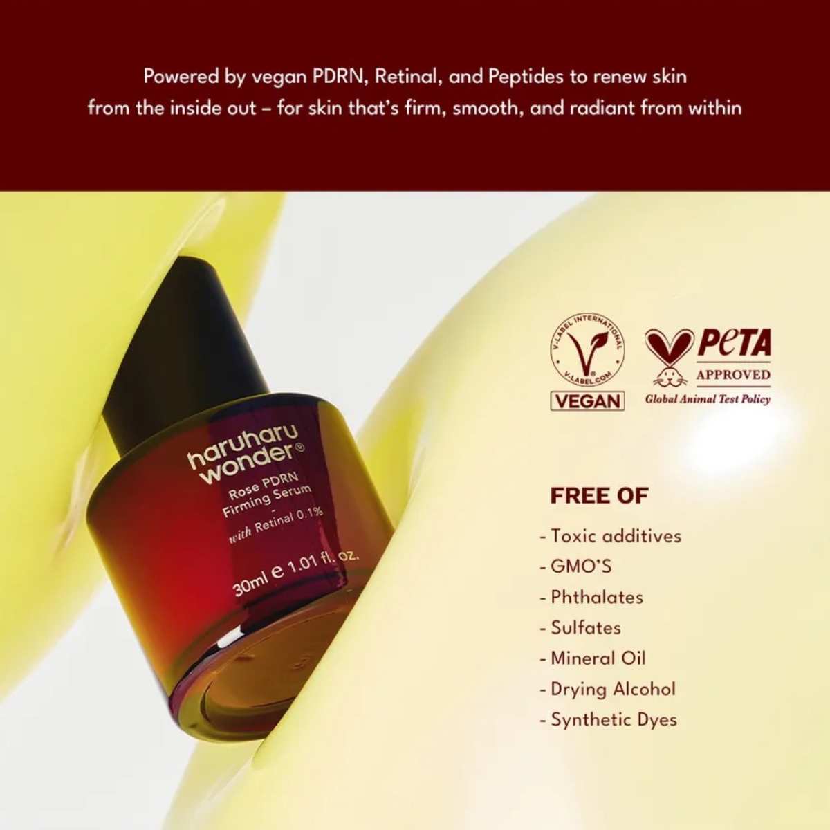HARUHARU WONDER Rose PDRN Firming Serum