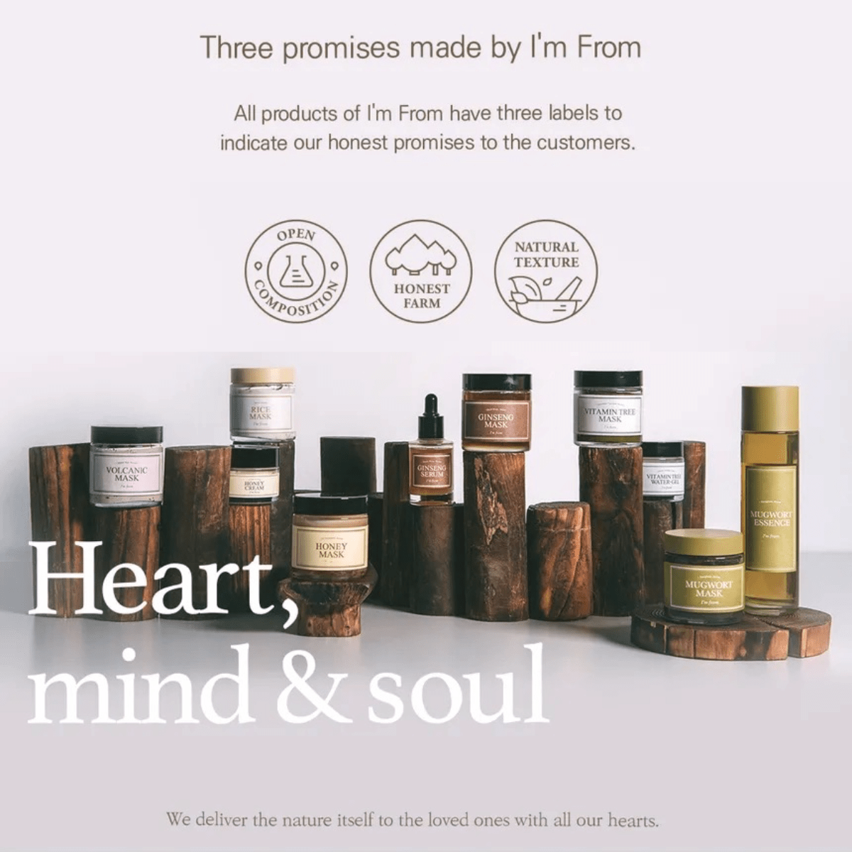 I'M FROM Wash Off Mask I'M FROM Honey Mask