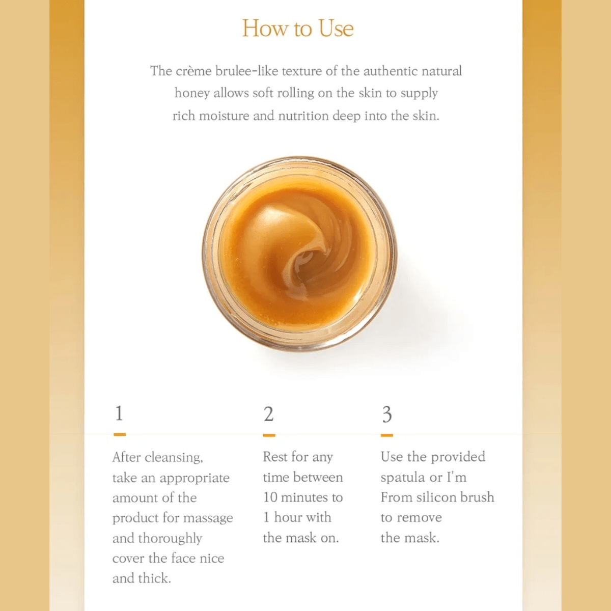 I'M FROM Wash Off Mask I'M FROM Honey Mask