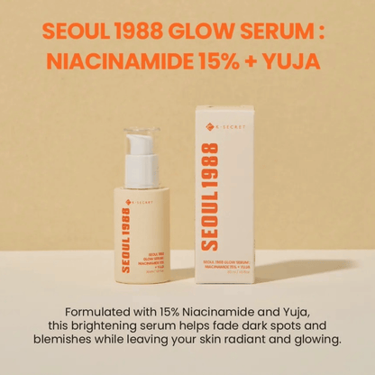 KSECRET Serum 30ml KSECRET SEOUL 1988 Glow Serum : Niacinamide 15% + Yuja
