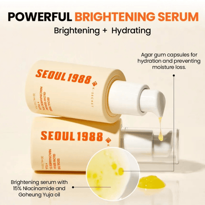 KSECRET Serum 30ml KSECRET SEOUL 1988 Glow Serum : Niacinamide 15% + Yuja