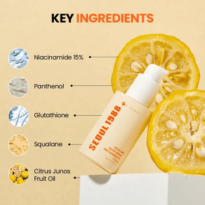 KSECRET Serum 30ml KSECRET SEOUL 1988 Glow Serum : Niacinamide 15% + Yuja