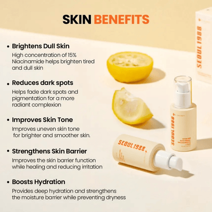 KSECRET Serum 30ml KSECRET SEOUL 1988 Glow Serum : Niacinamide 15% + Yuja