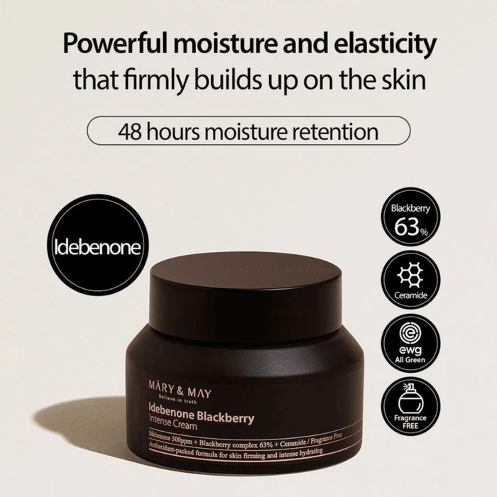 MARY & MAY Cream MARY & MAY Idebenone Blackberry Intense Cream 70g