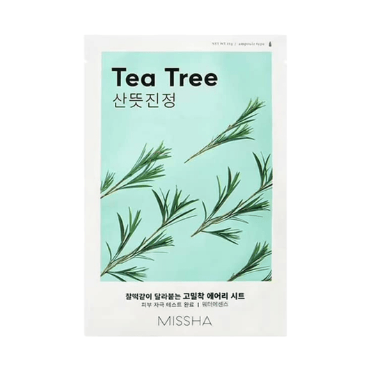 MISSHA Sheet Mask 1pc (19g) MISSHA Airy Fit Sheet Mask Tea Tree