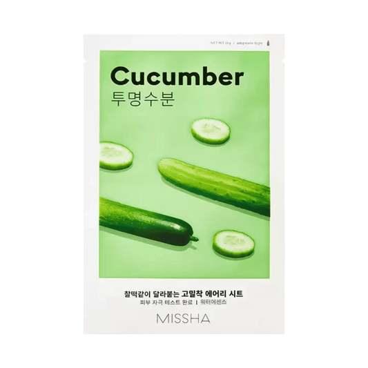 MISSHA Sheet Mask 1pc (19g) MISSHA Airy Fit Sheet Mask Cucumber