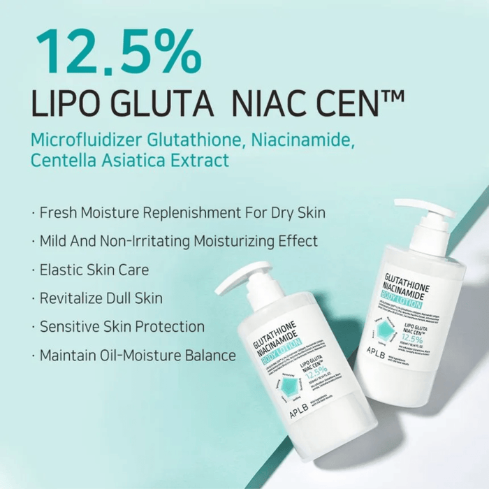 APLB Body Lotion 300ml APLB Glutathione Niacinamide Body Lotion