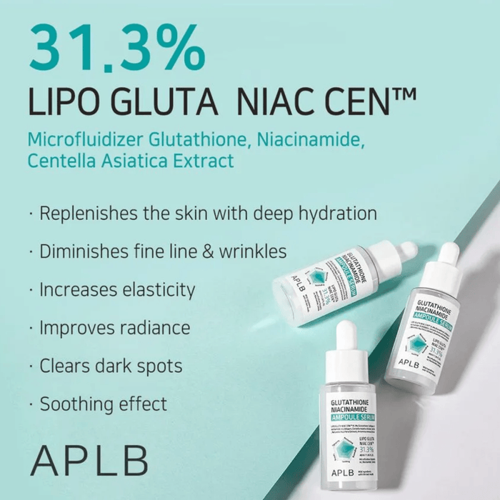 APLB Ampoule 40ml APLB Glutathione Niacinamide Ampoule Serum