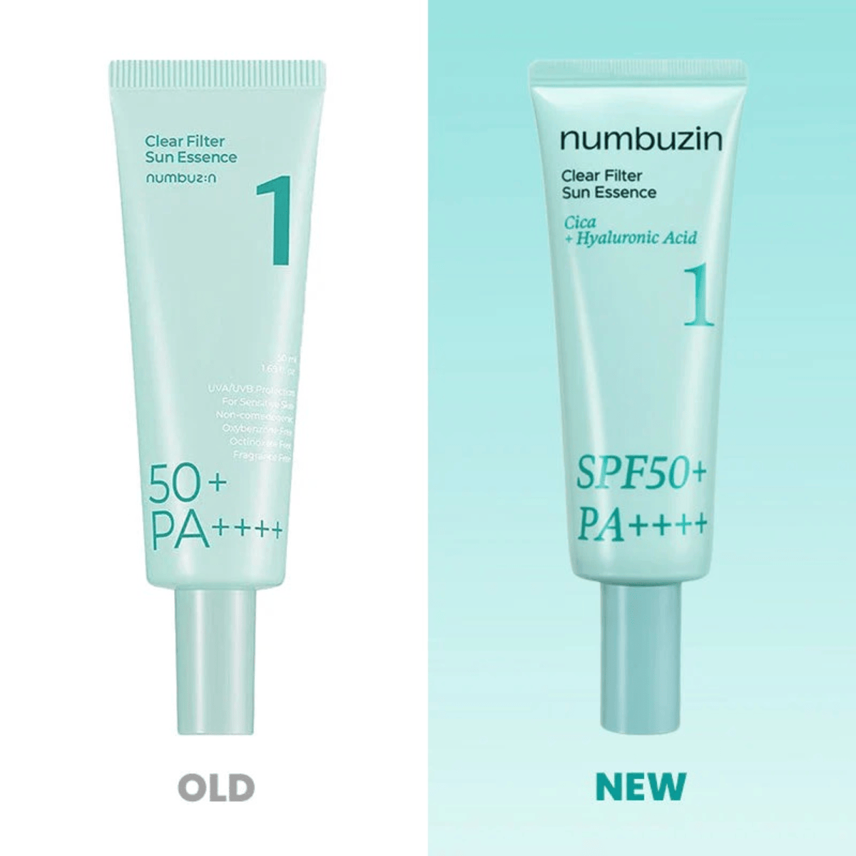 NUMBUZIN Sunscreen 50ml NUMBUZIN No.1 Clear Filter Sun Essence SPF50+ PA++++
