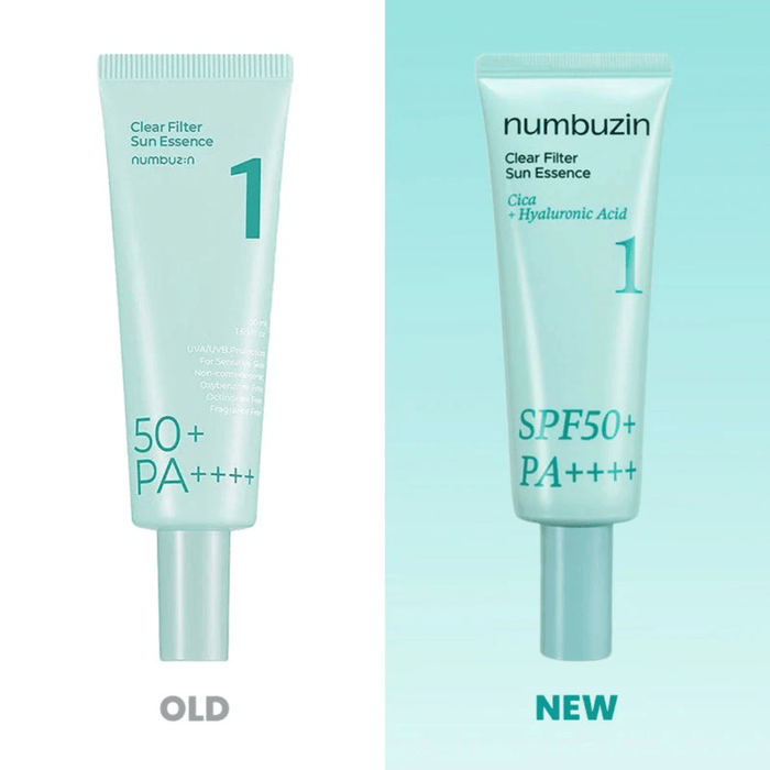 NUMBUZIN Sunscreen 50ml NUMBUZIN No.1 Clear Filter Sun Essence SPF50+ PA++++