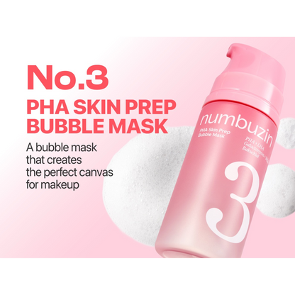 NUMBUZIN No.3 PHA Skin Prep Bubble Mask