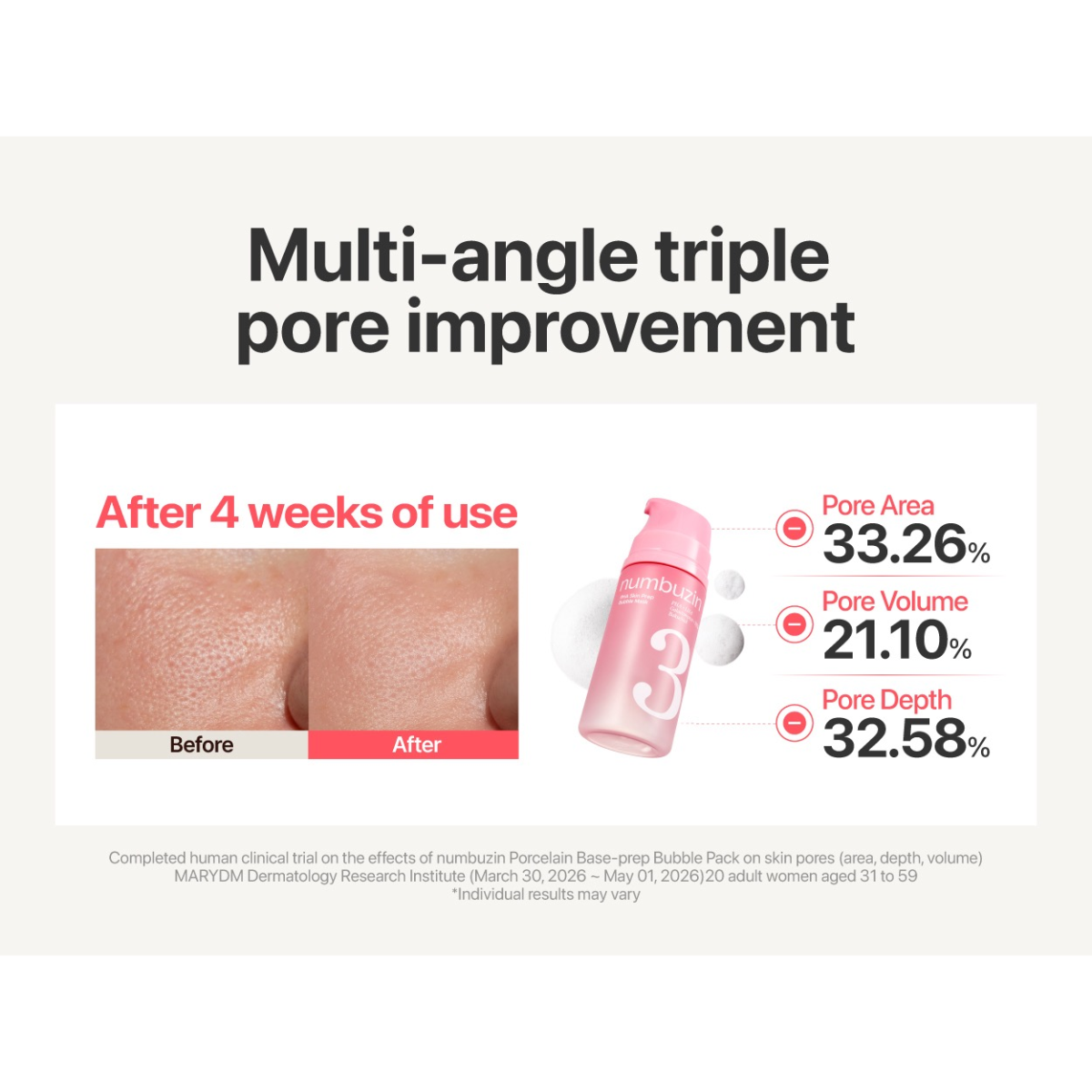 NUMBUZIN No.3 PHA Skin Prep Bubble Mask