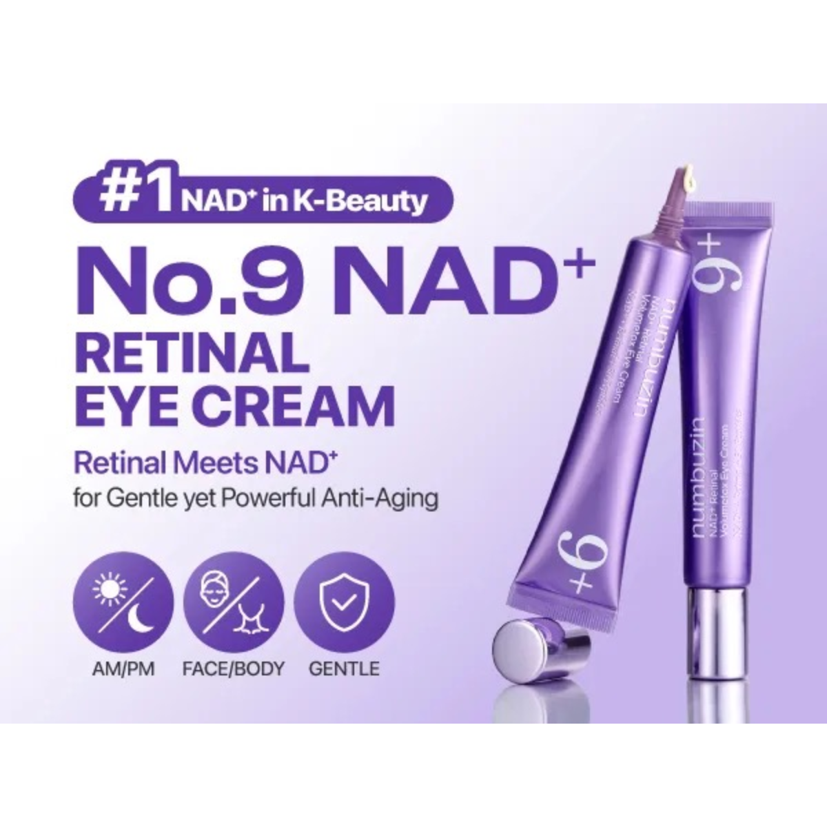 NUMBUZIN No.9 NAD+ Retinal Volumetox Eye Cream