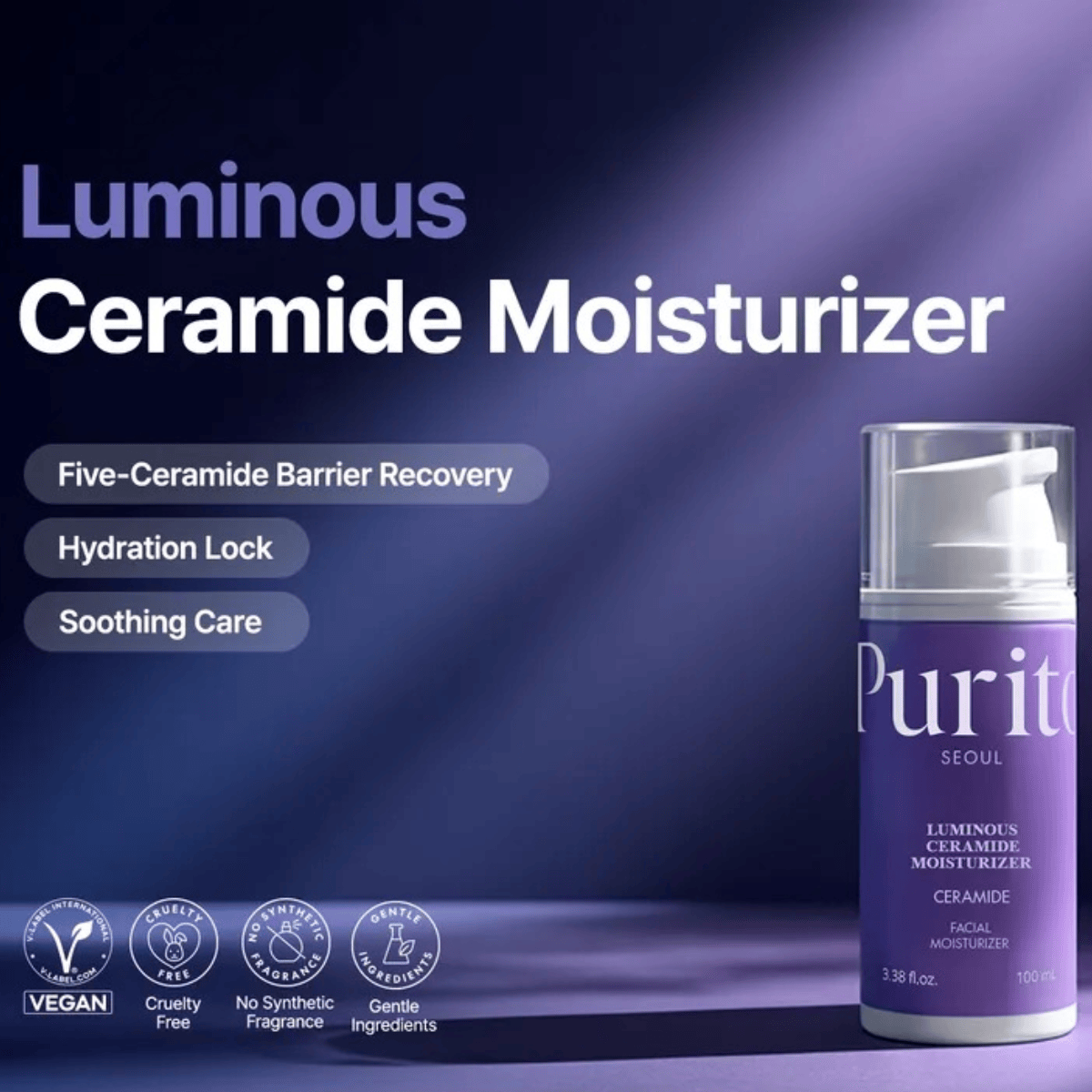 PURITO SEOUL Cream 100ml PURITO SEOUL Luminous Ceramide Moisturizer