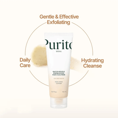 PURITO SEOUL Exfoliator 150ml PURITO SEOUL Oat In Gentle Exfoliating Face Cleanser